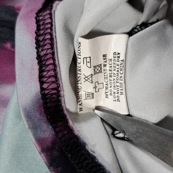 "Take Me To Your Leader" Psychedelic Alien Faux Tie Dye Graphic Tee VG M - Picture 4 of 5